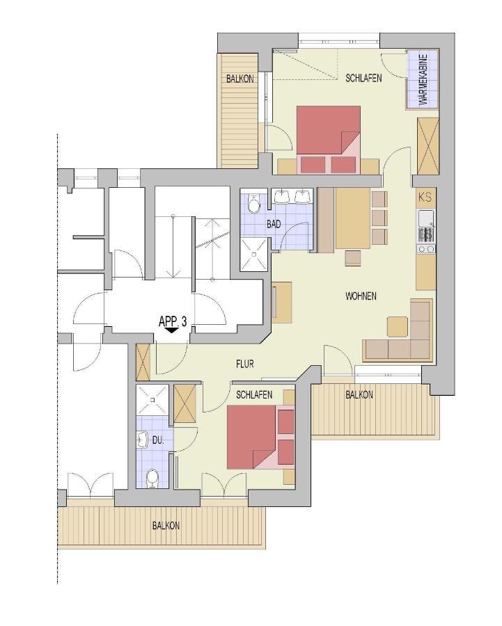 Feriennest Leitner Apartamento Maria Alm am Steinernen Meer Quarto foto